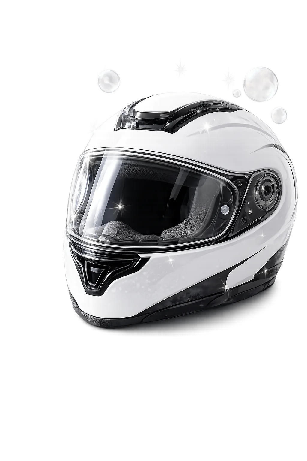 sanitized helmet